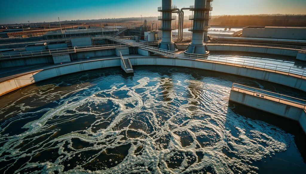 pure oxygen activated sludge system