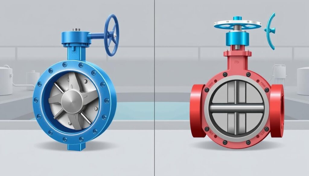 butterfly valves vs gate valves in wastewater