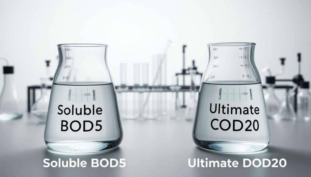 Soluble BOD5 vs ultimate BOD20